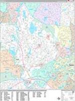 Wayne Wall Map Zip Code
