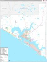 Bay, Fl Wall Map Zip Code