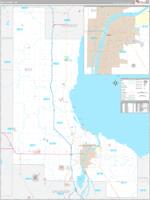 Bay, Mi Wall Map Zip Code