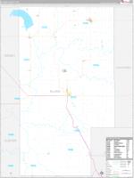Blaine, Ok Carrier Route Wall Map
