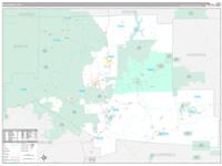 Elk, Pa Wall Map Zip Code