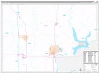 Kay, Ok Carrier Route Wall Map