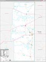 Lea, Nm Wall Map Zip Code