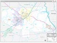 Lee, Al Wall Map Zip Code
