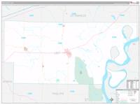 Lee, Ar Wall Map