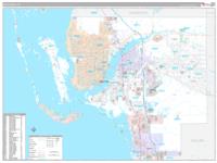 Lee, Fl Wall Map Zip Code