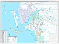 Lee, Fl Wall Map Zip Code