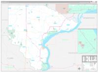 Lee, Ia Wall Map Zip Code