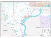 Lee, Ia Wall Map Zip Code
