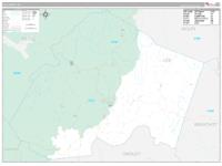 Lee, Ky Wall Map Zip Code