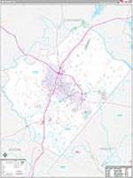 Lee, Nc Wall Map Zip Code