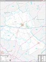Lee, Sc Wall Map Zip Code