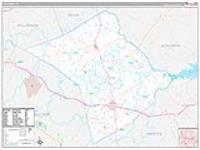 Lee, Tx Wall Map Zip Code