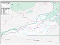 Lee, Va Wall Map Zip Code