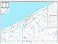 Erie Metro Area Wall Map