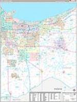 Gary Metro Area Wall Map