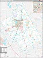 Waco Metro Area Wall Map