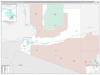 Yuma Metro Area Wall Map