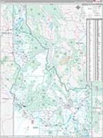 Idaho Wall Map Zip Code