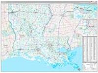 Louisiana Wall Map