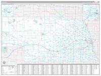 Nebraska Wall Map
