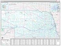 Nebraska Wall Map Zip Code