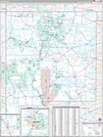 New Mexico Wall Map Zip Code