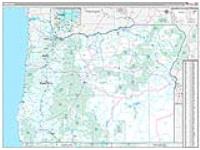 Oregon Wall Map
