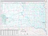 South Dakota Wall Map