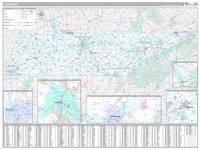 Tennessee Wall Map Zip Code