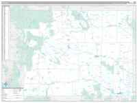 Wyoming Wall Map Zip Code