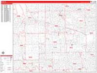 Davie Wall Map Zip Code