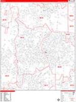 Elgin Wall Map Zip Code