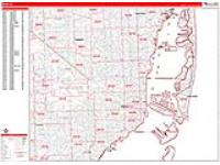 Miami Wall Map