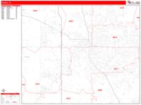 Ocala Wall Map Zip Code