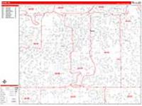 Parma Wall Map Zip Code
