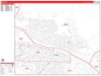 Pasco Wall Map Zip Code