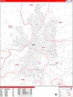 Salem Wall Map Zip Code