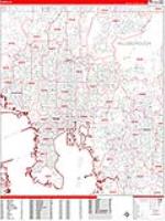 Tampa Wall Map
