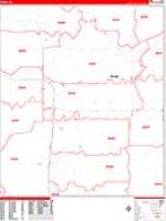 Tempe Wall Map Zip Code