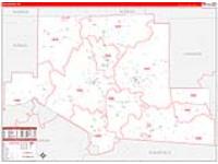 Elk, Pa Wall Map Zip Code