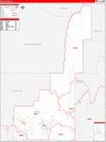 Gem, Id Carrier Route Wall Map