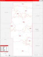 Lea, Nm Wall Map Zip Code