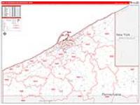 Erie Metro Area Wall Map