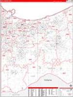 Gary Metro Area Wall Map