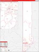 Reno Metro Area Wall Map