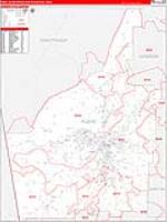 Rome Metro Area Wall Map