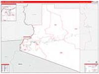 Yuma Metro Area Wall Map