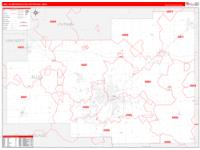 Lima Metro Area Wall Map