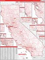 California Wall Map